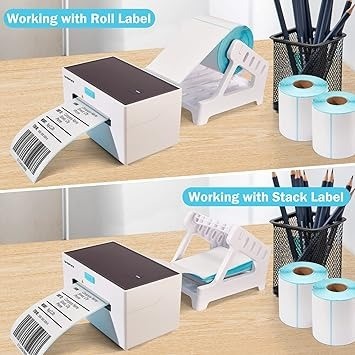 impresoras y scanners - IMPRESORA TERMICA DE ETIQUETA LABEL POS-9220L 2