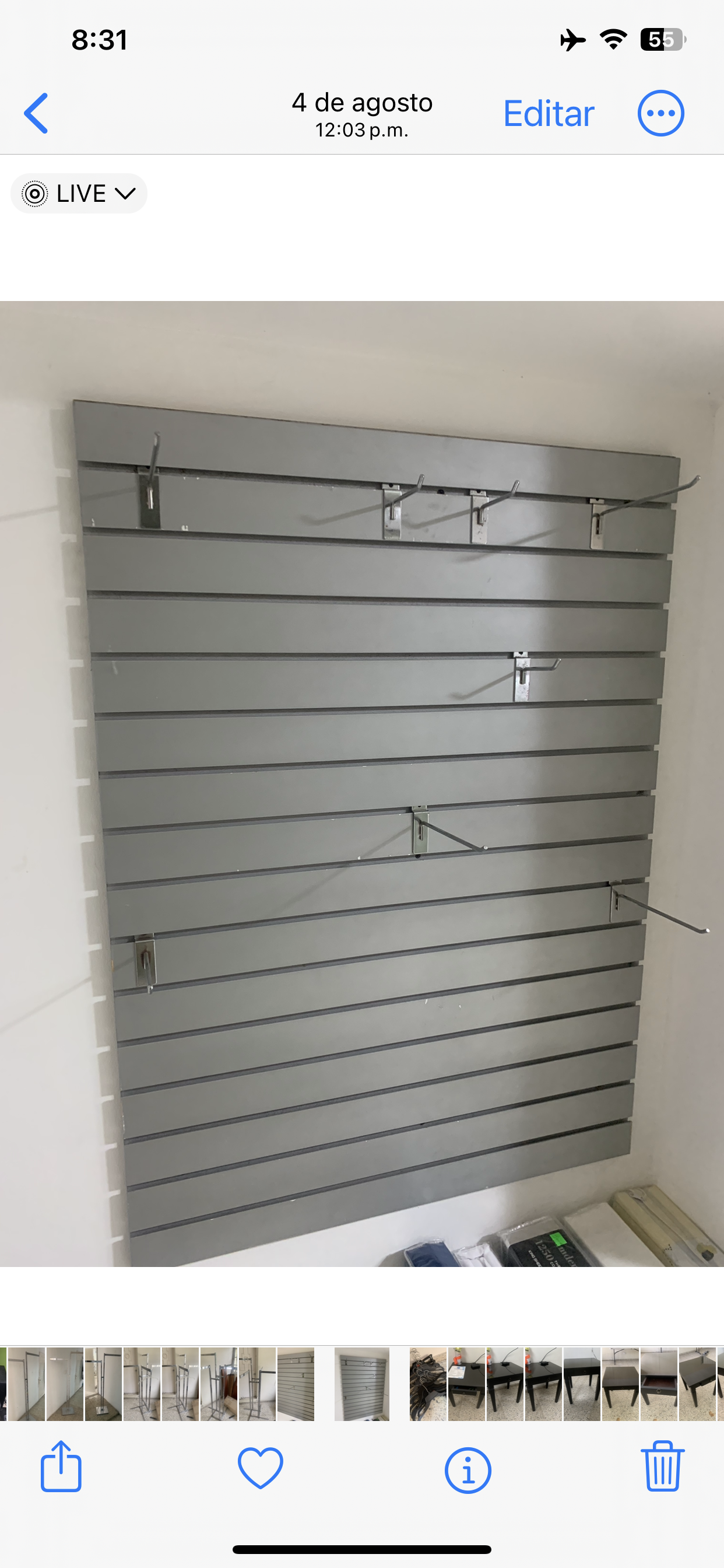 equipos profesionales - Plancha decorativa y Rack con Ropas 4