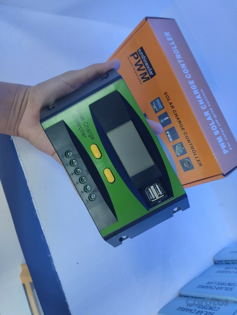 otros electronicos - controladores de energia solar desde 10amp astas 100 120amp en oferta  2