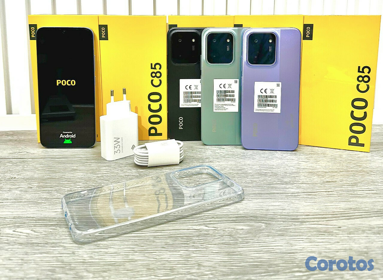 celulares y tabletas - 
REDMI POCO C85 DE (256GB,16GB RAM) NUEVO DE CAJA
