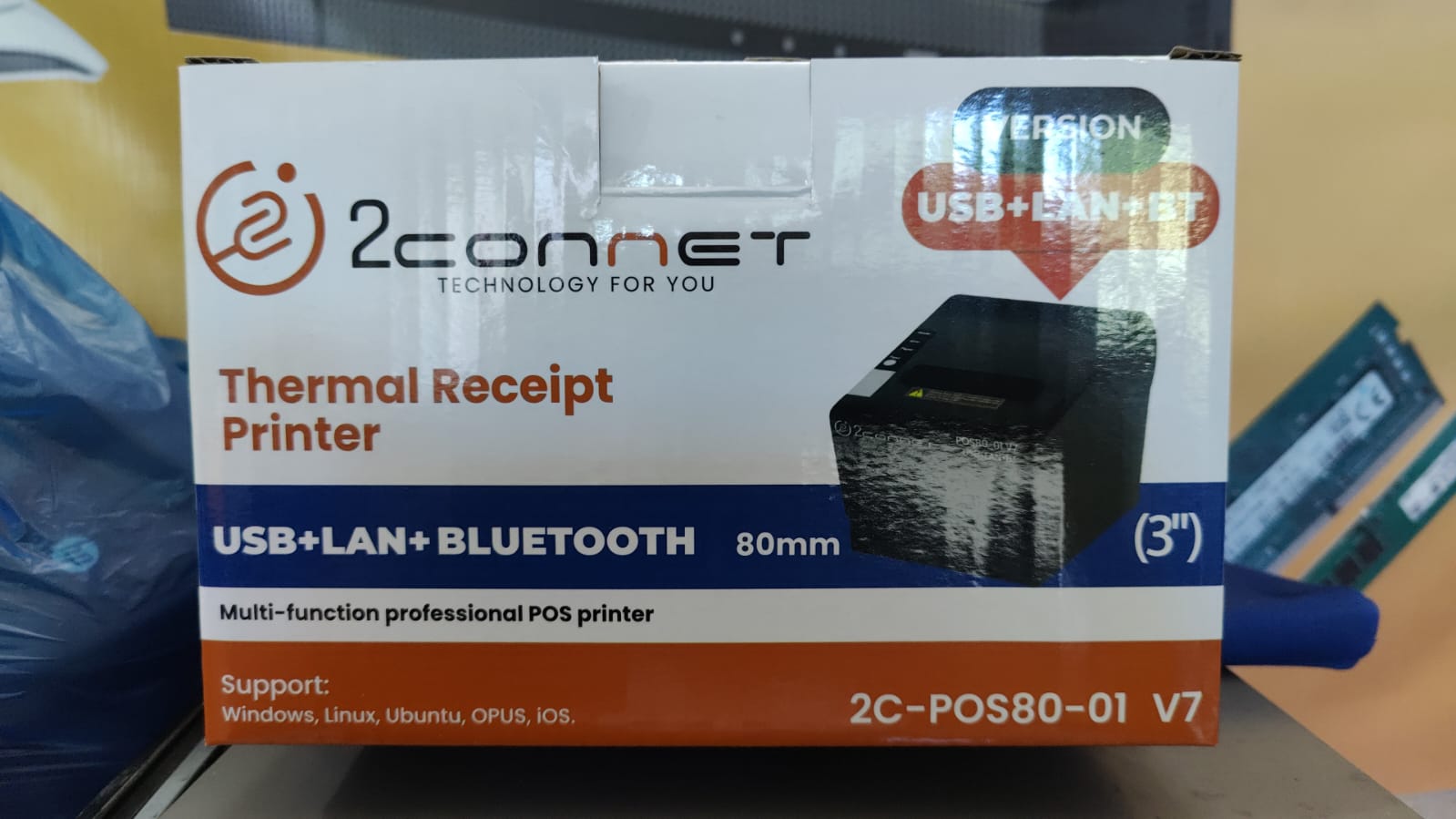 impresoras y scanners - PRINTER TERMICO PUNTO DE VENTA 2CONNECT BLUETOOTH 3
