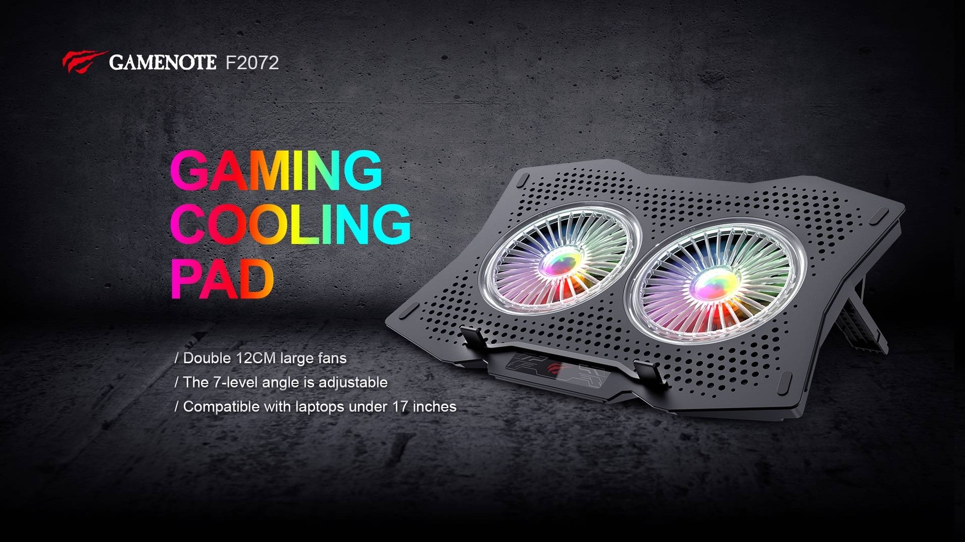 computadoras y laptops - ABANICOS DE ENFRIAMIENTOS PARA LAPTOP HASTA 17 PULGAAS GAMING COOLING PAD