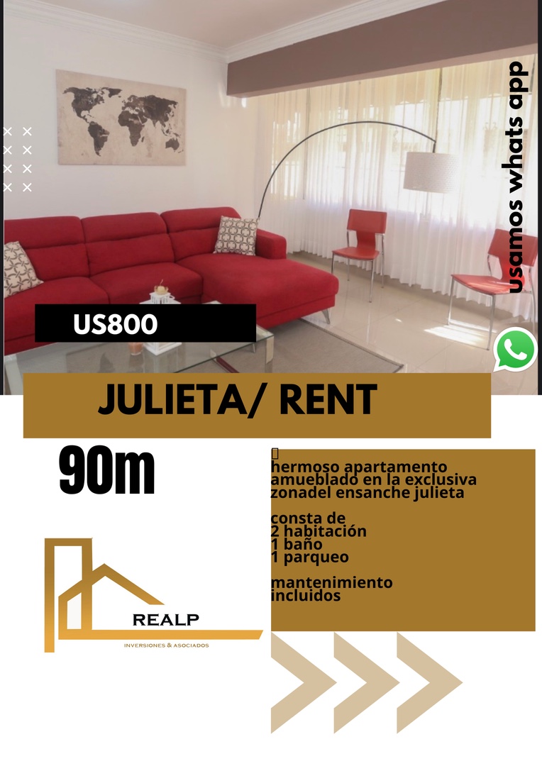 apartamentos - Apartamento en alquiler  0