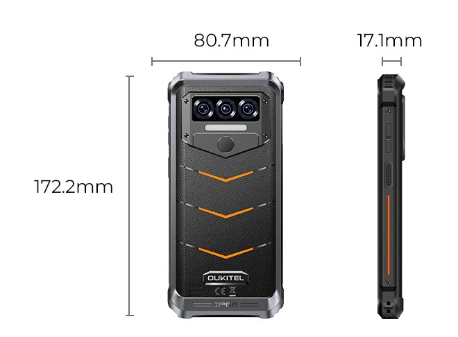 celulares y tabletas - TELEFONO OUKITEL WP38 256 + 12 2