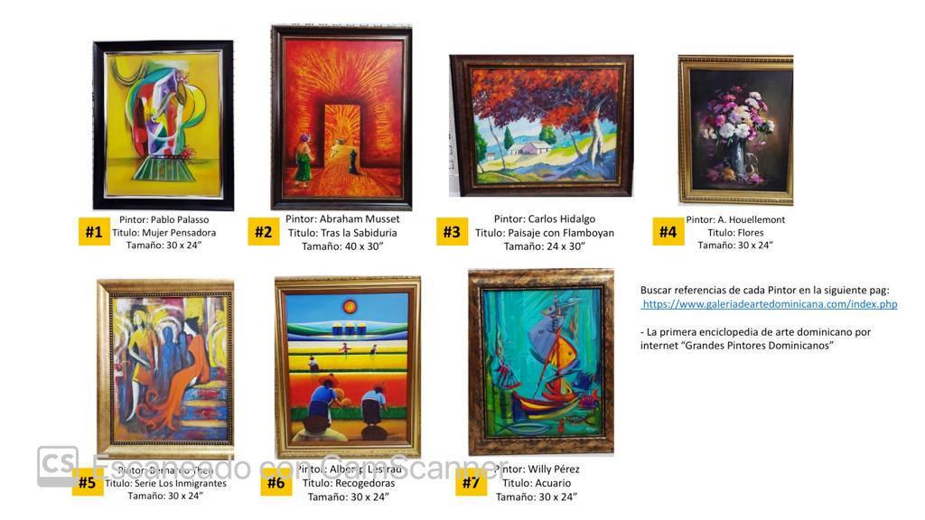 arte y antigüedades - Coleccion pinturas obras de arte 