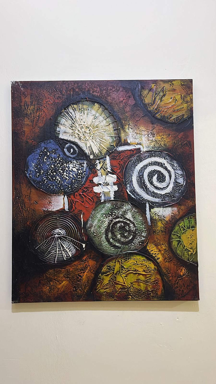 arte y antigüedades - CUADRO PARED ABSTRACTO 0