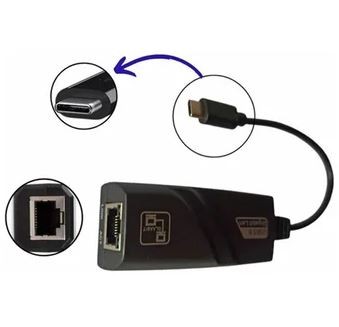 accesorios para electronica - Adaptador de red tipo C a RJ 45 ethernet tarjeta de red. 0