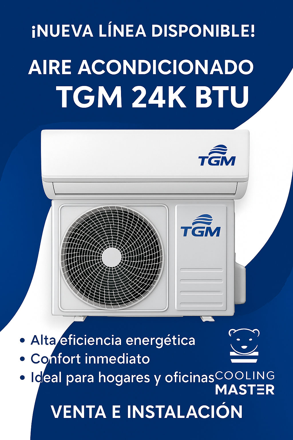 aires acondicionados y abanicos - Aires acondicionados TGM Totalmente nuevos  3