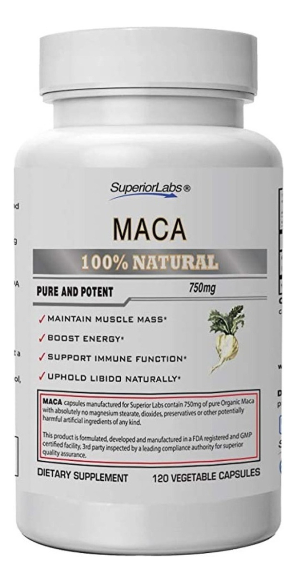 Salud y Equipamiento Médico - Superior Labs - Maca 120caps