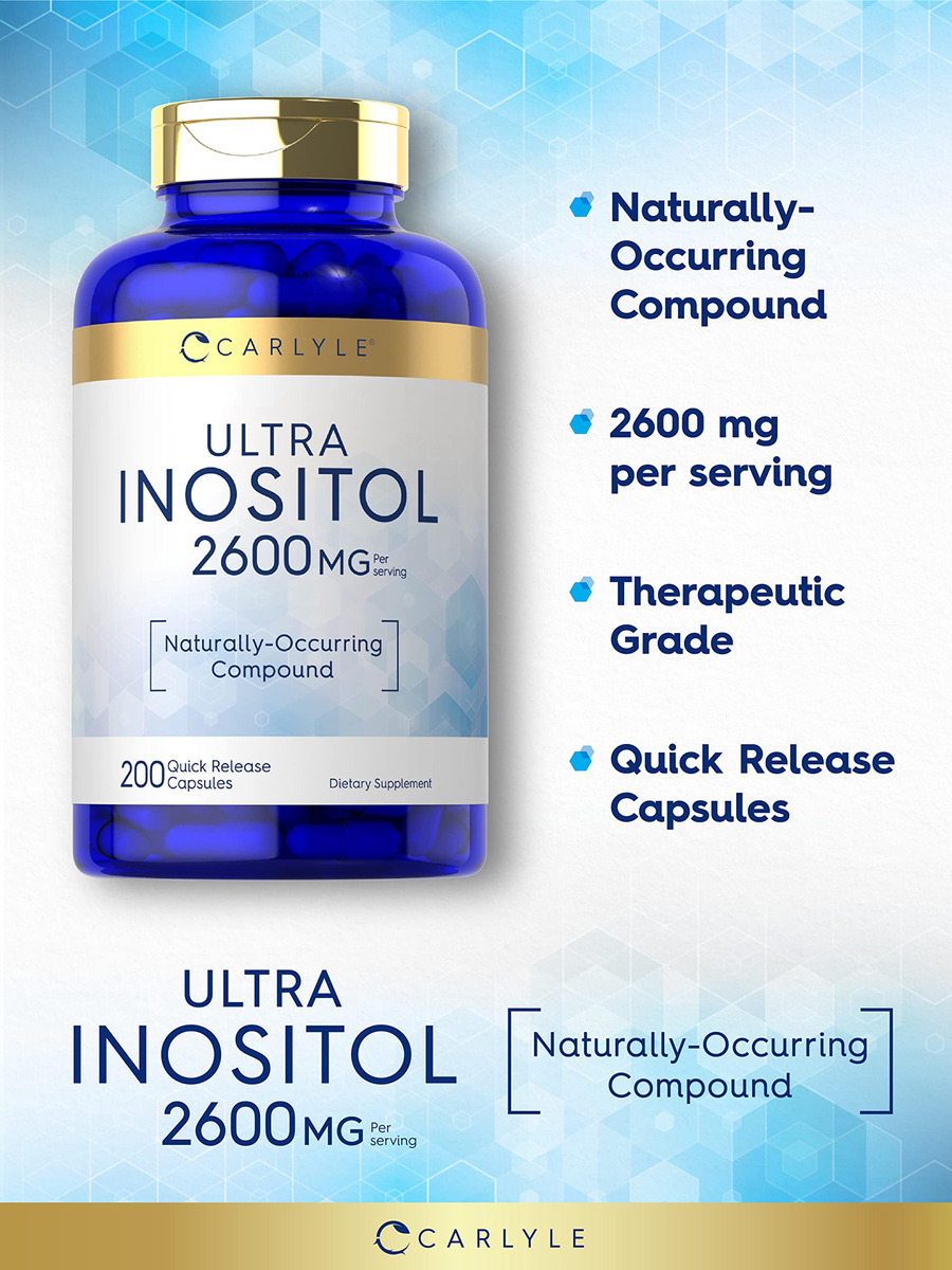 Salud y Equipamiento Médico - Inositol Capsulas 2600mg -carlyle 3