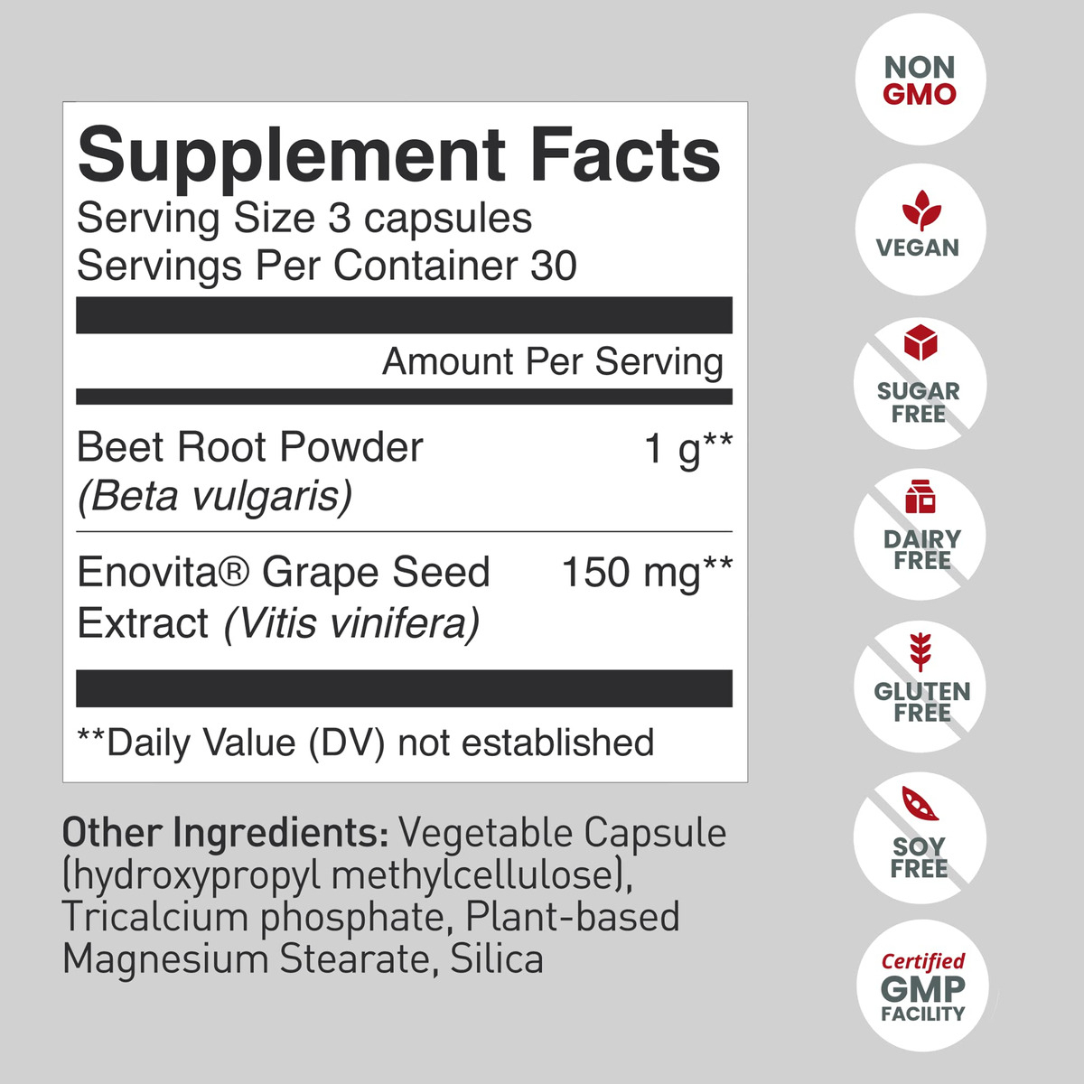 Salud y Equipamiento Médico - Humann Superbeets Capsulas De Raiz De Remolacha 90 Unidades 1