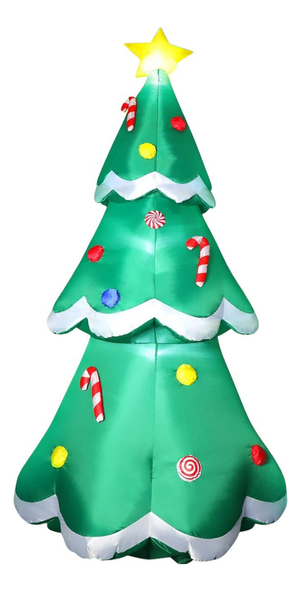 Salud y Equipamiento Médico - Inflable Arbol De Navidad De 7 Pies Luces Led Funfanso. 0