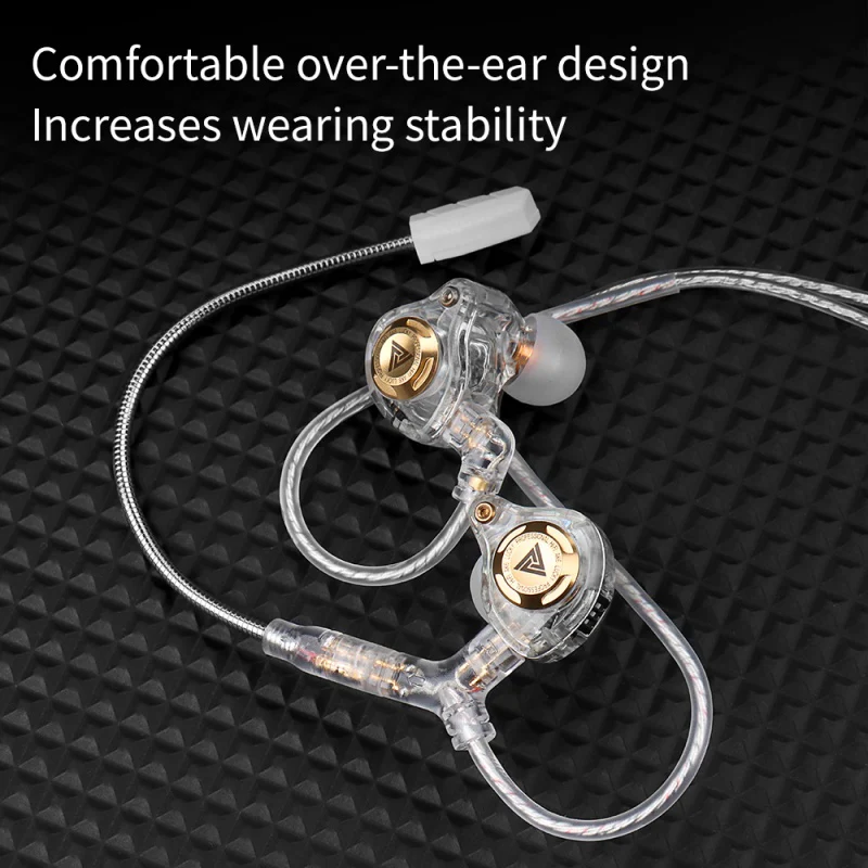 camaras y audio - Cable modular audio c/Mic para gaming QKZ Q7-Max 3