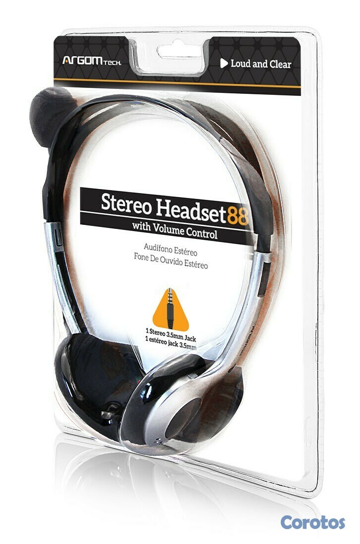 computadoras y laptops - AUDIFONO CON MICROFONO , ESCOLAR ARGOM ESTÉREO,ARG-HS-0088 2