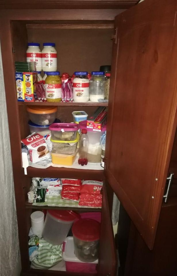 muebles y colchones - Despensa en madera para cocina  1