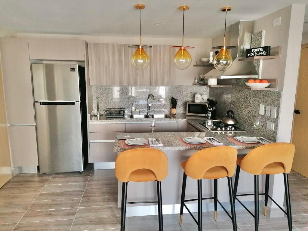 apartamentos - Apartamento céntrico de Piantini amueblado moderno 0
