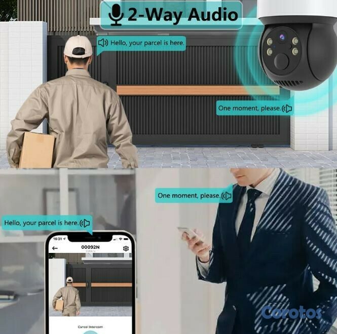 camaras y audio - Camara Wifi de Exterior Solar JE-425XM 5