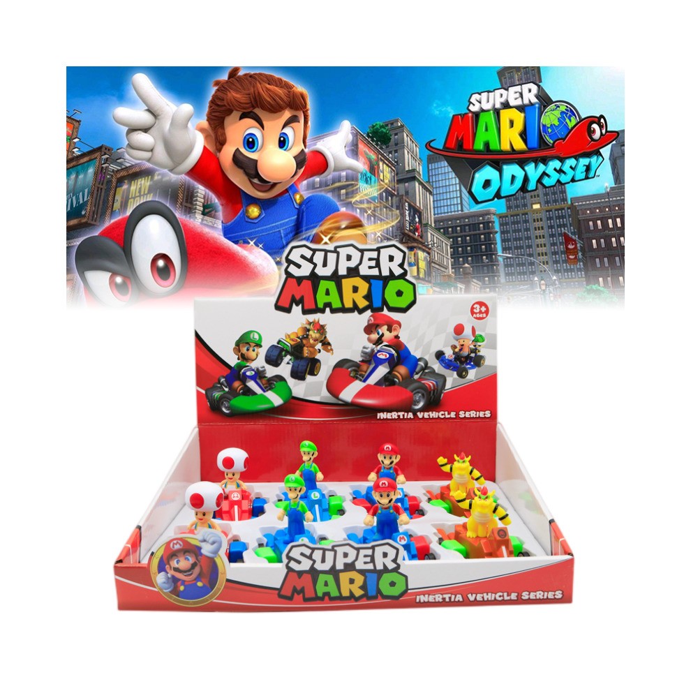 juguetes - Carrito Super Mario Kart Racing Cars  competitivo Luigi  1
