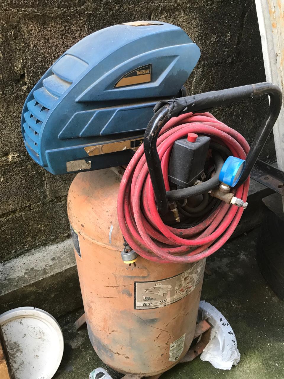 equipos profesionales - Compresor de Aire 25 galones de HP 5.2 110 voltios 2