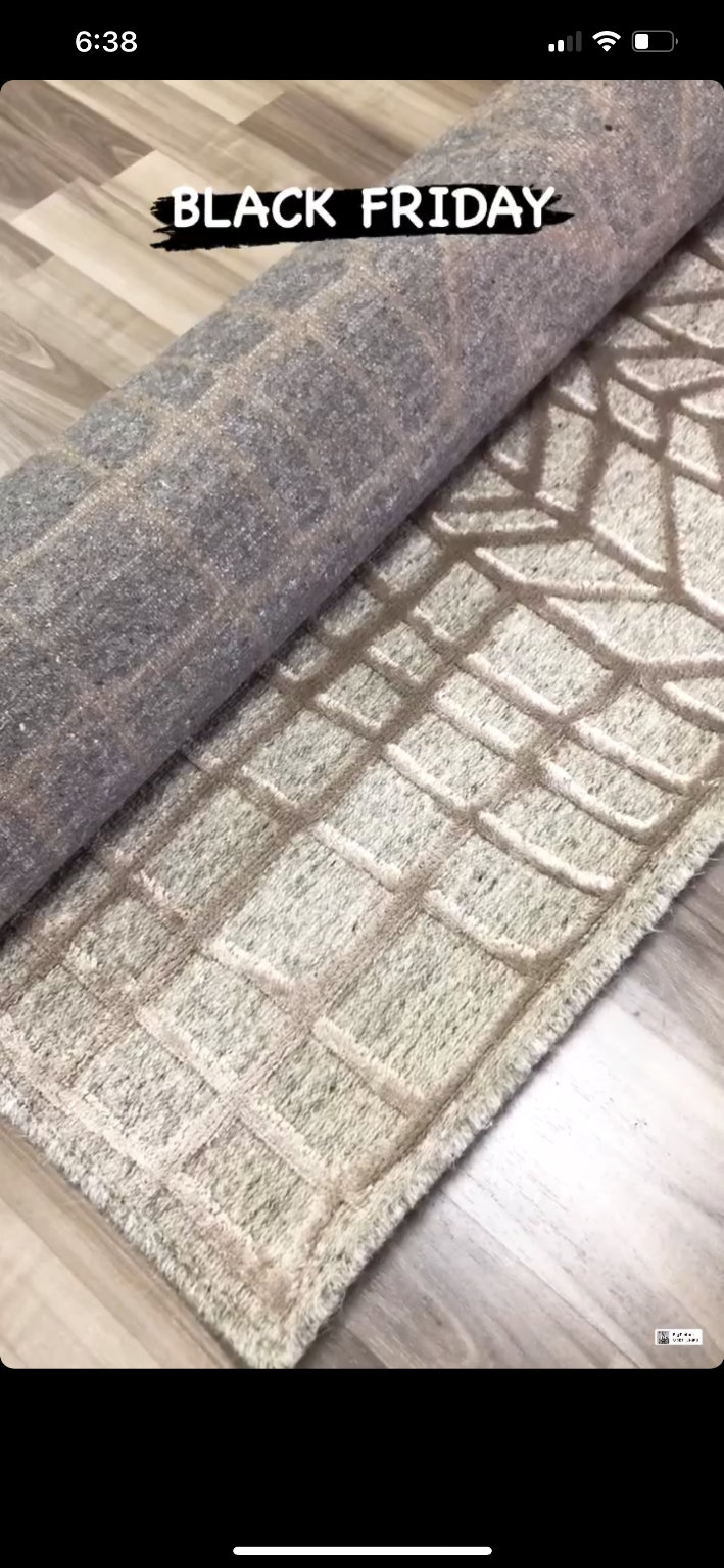 decoración y accesorios - Vendo sofisticada alfombra de sala o comedor como nueva 2