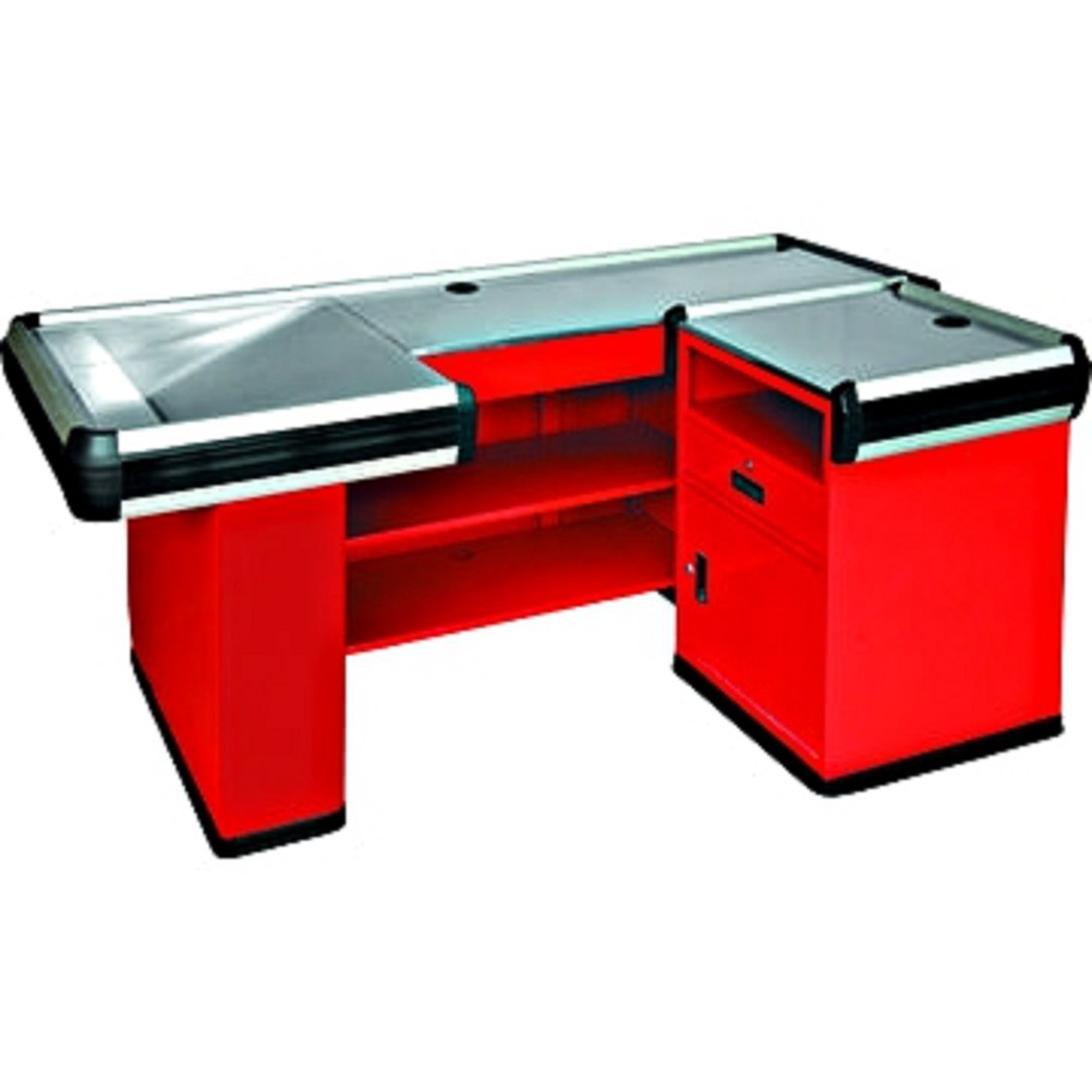 equipos profesionales - Mueble de caja Tipo C con borde en aluminio y tope en acero inoxidable