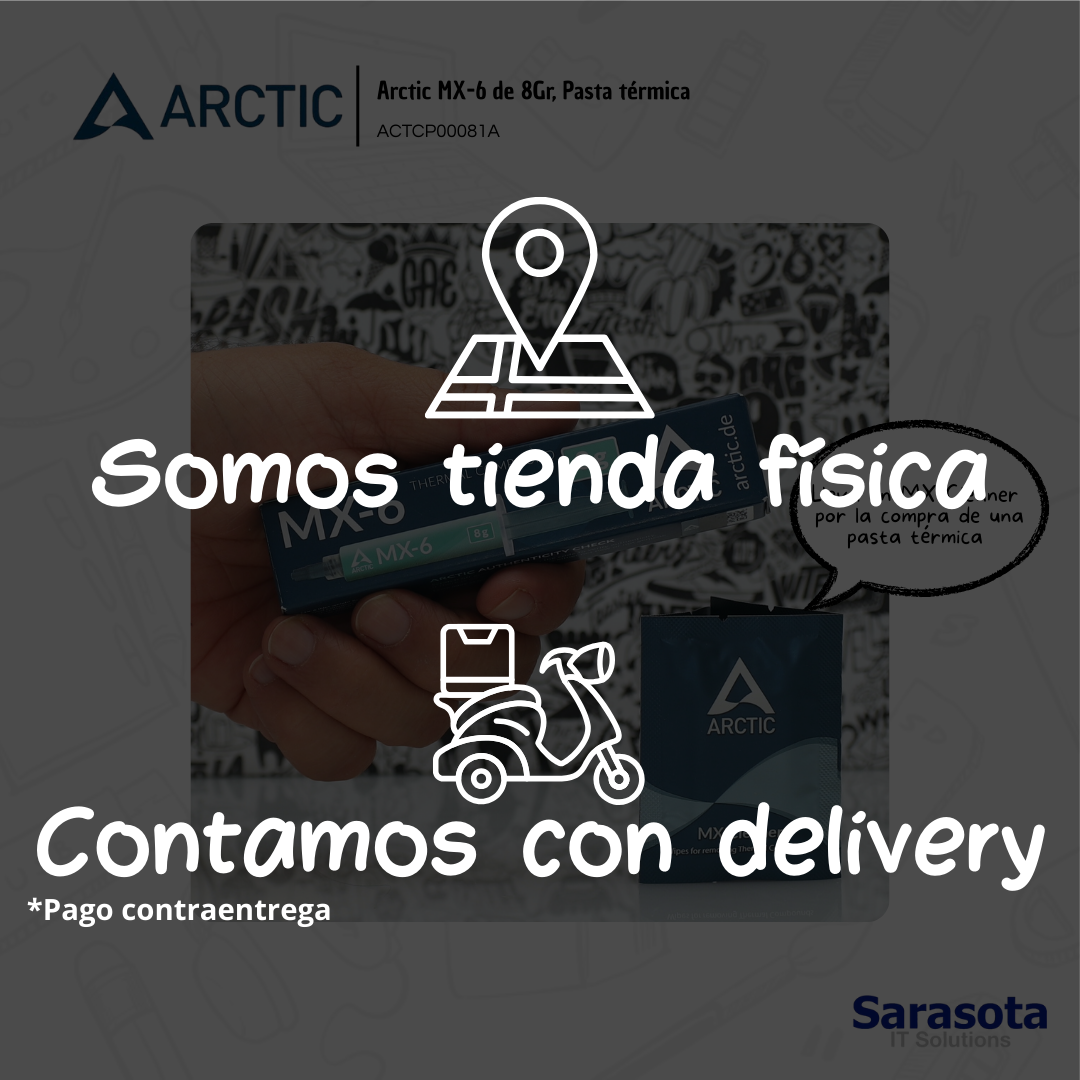 accesorios para electronica - Pasta térmica Arctic MX-6 de 8gr. mas regalo  2