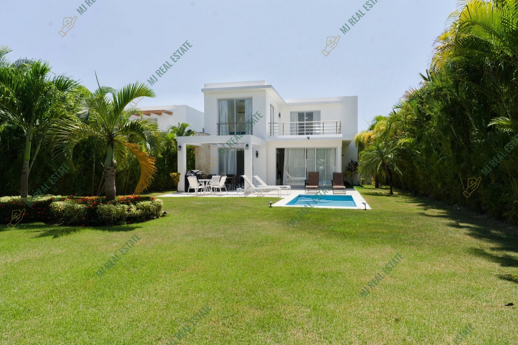 casas vacacionales y villas - Villa amueblada en Playa Nueva Romana, individual 0