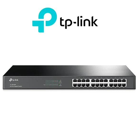 impresoras y scanners - SWITCH 24 PUERTOS TP-LINK TL-SG1024, NO ADMINISTRABLE/RACK, 24 PUERTOS GIGABIT E 1