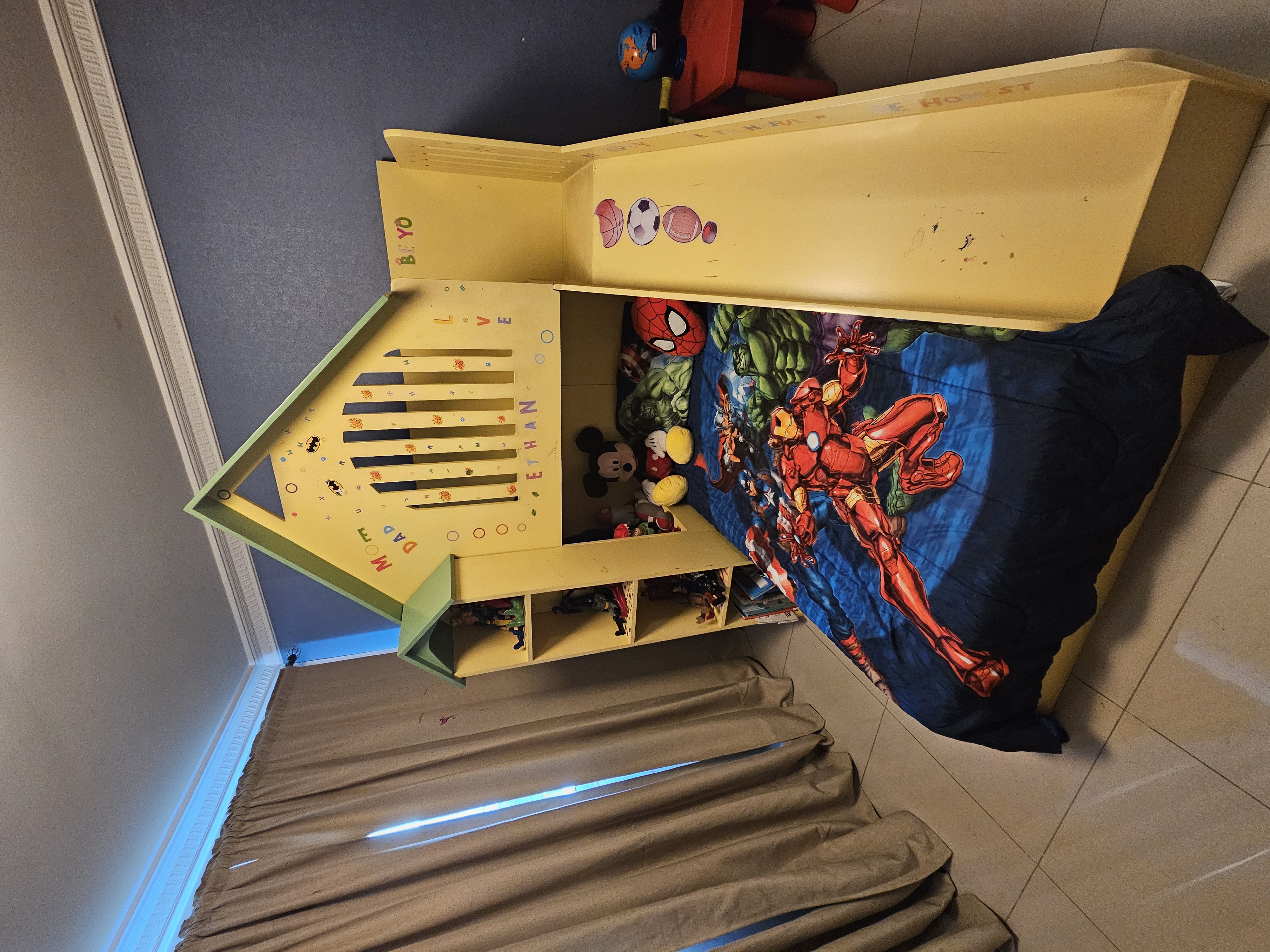 muebles - Cama con tobogan 4