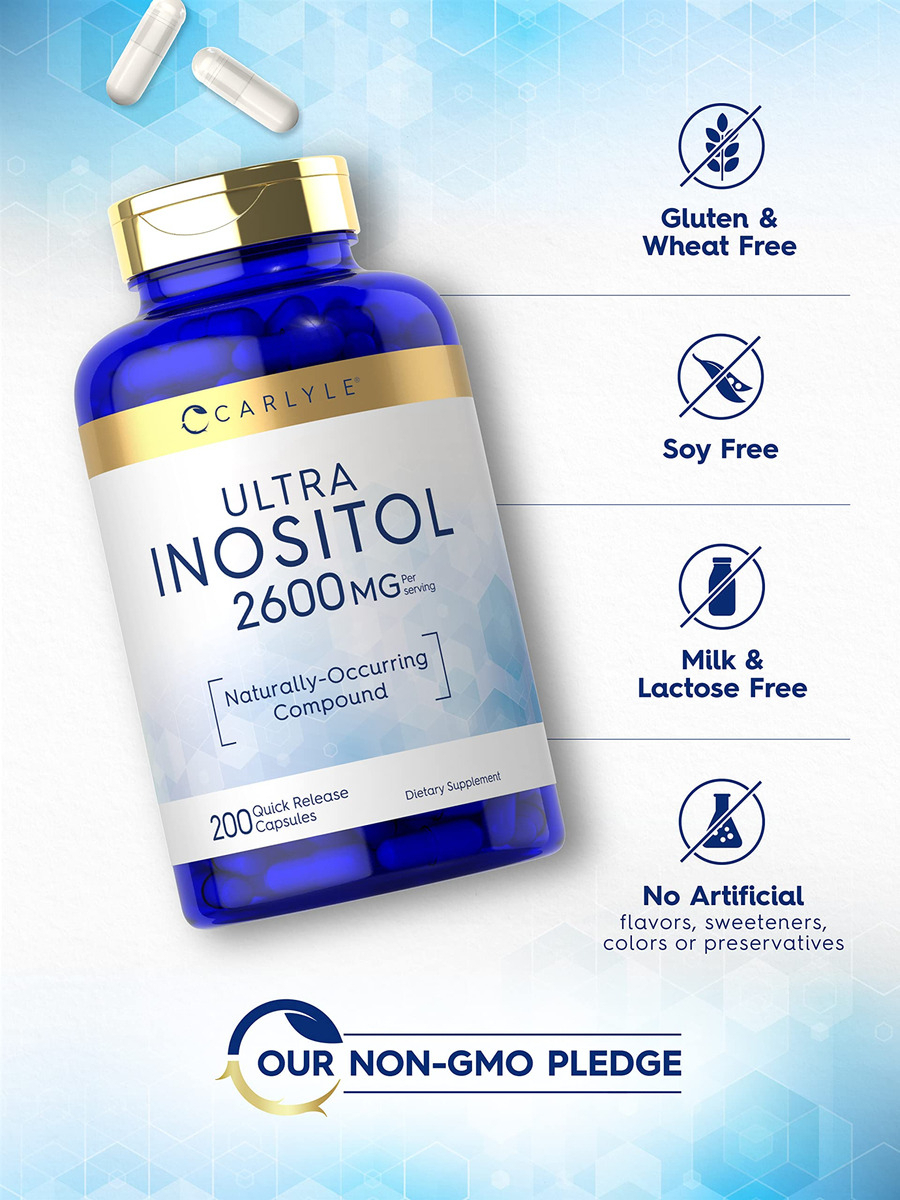 Salud y Equipamiento Médico - Inositol Capsulas 2600mg -carlyle 4