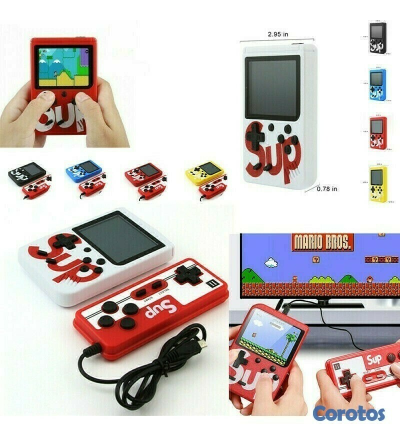 consolas y videojuegos - Mini consola con 400 juegos retros con control adicional 3