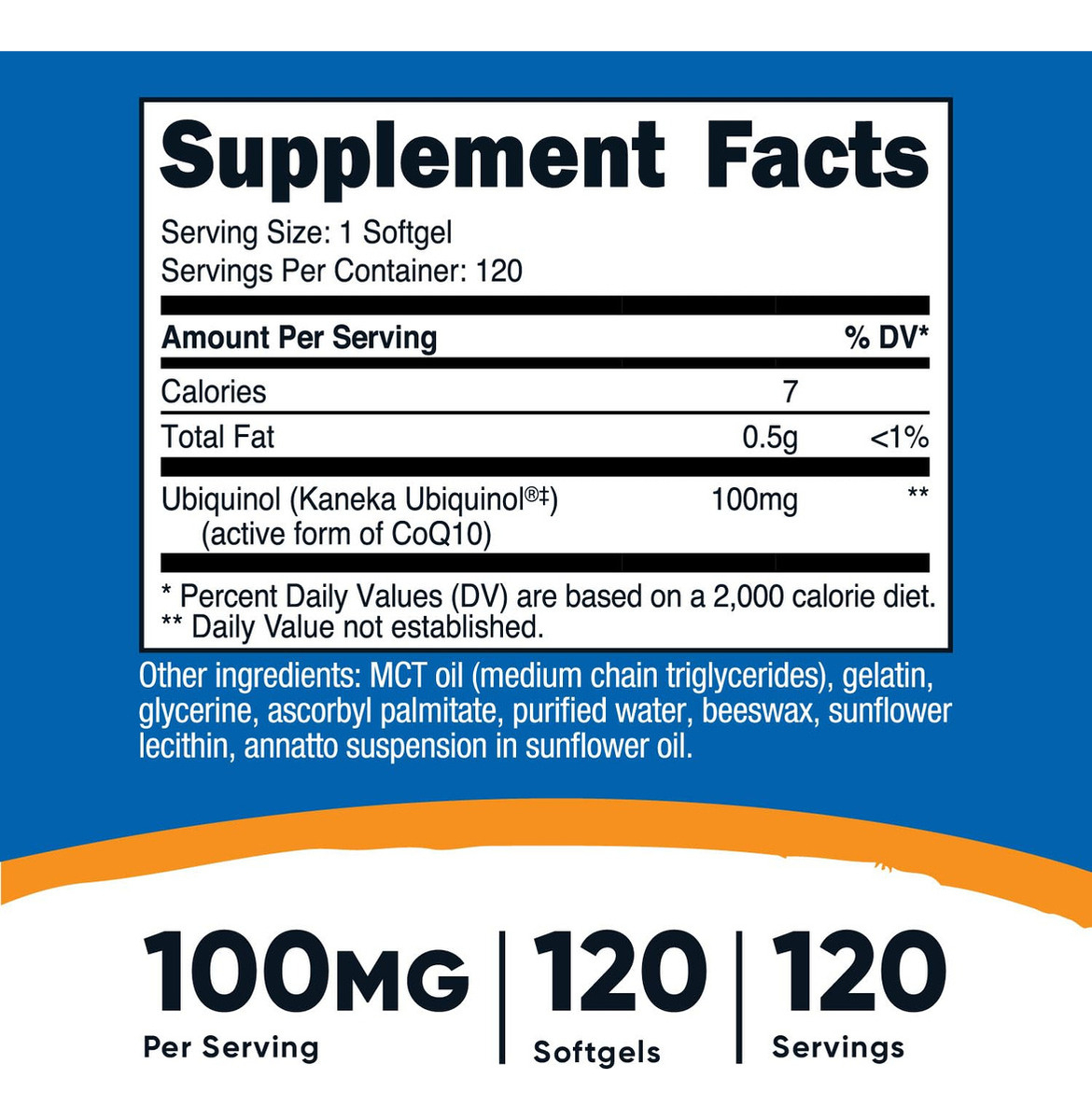 Salud y Equipamiento Médico - Capsulas Blandas De Ubiquinol -nutricost -100 Mg 1