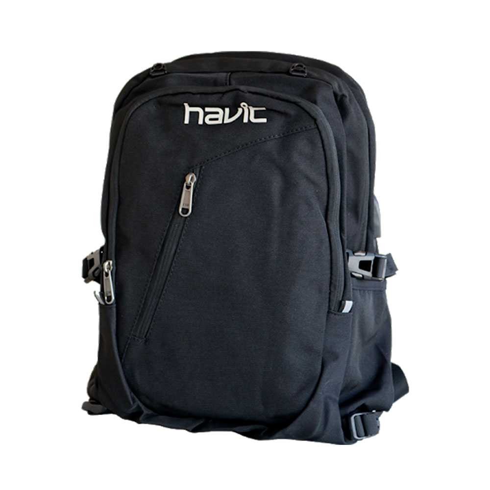 carteras y maletas - MOCHILA HAVIT (Mod. H0022) 15.6 PULGDAS  NEGRO  Resistente a Lluvia  2