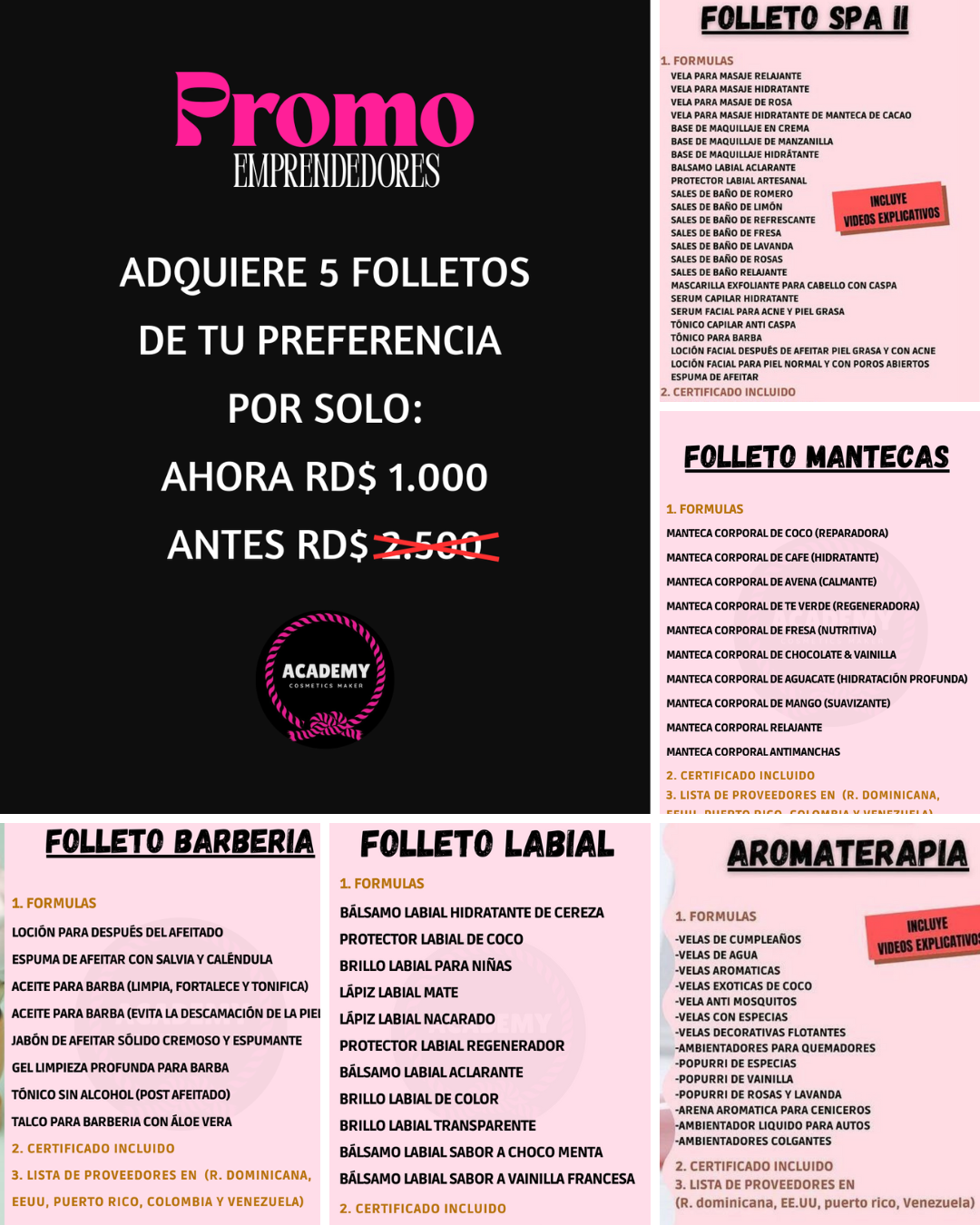 cursos y clases - Manual de fórmulas cosmeticas 1