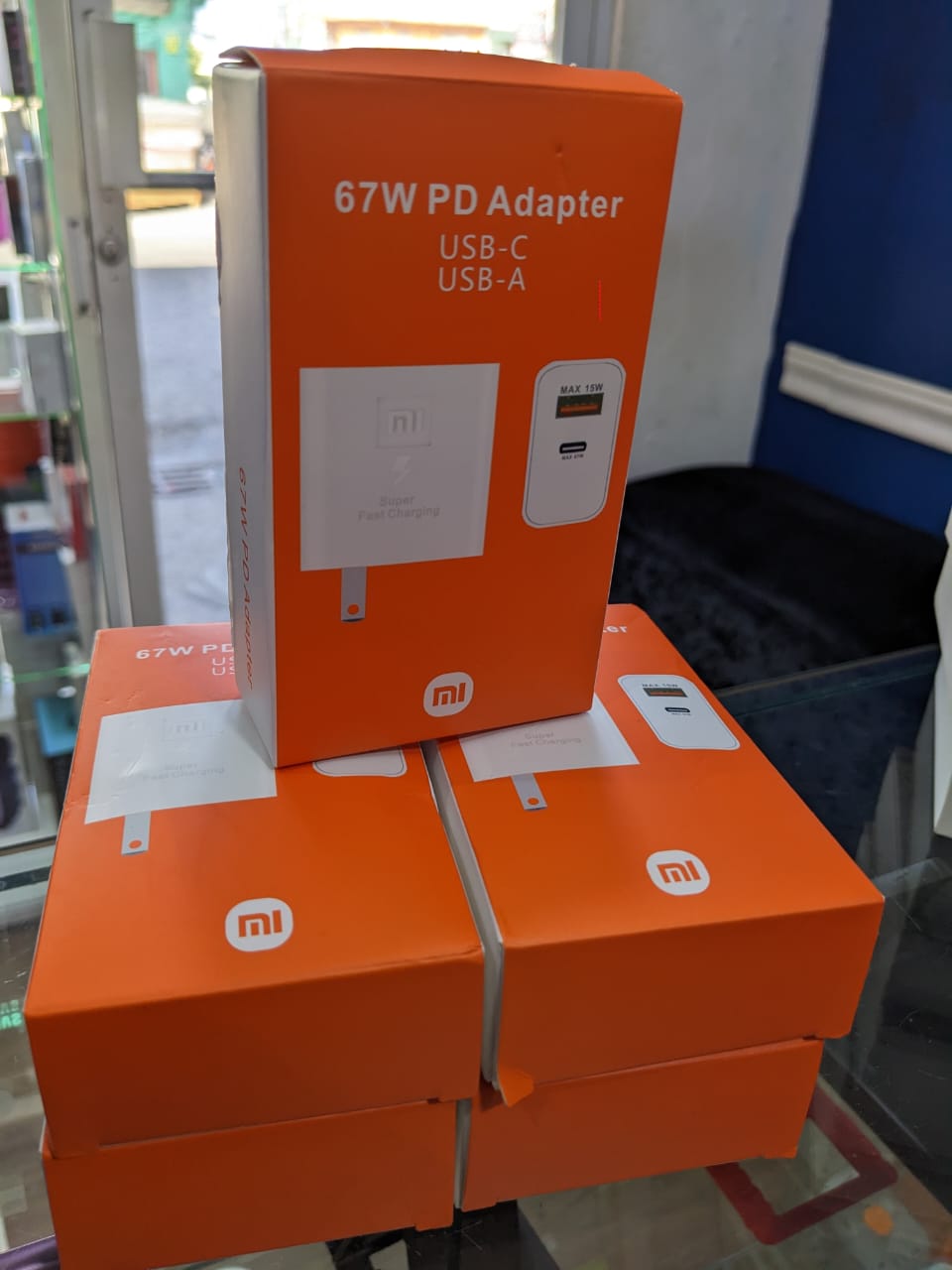 celulares y tabletas - Cargador mi tipo c y usb 67W MI