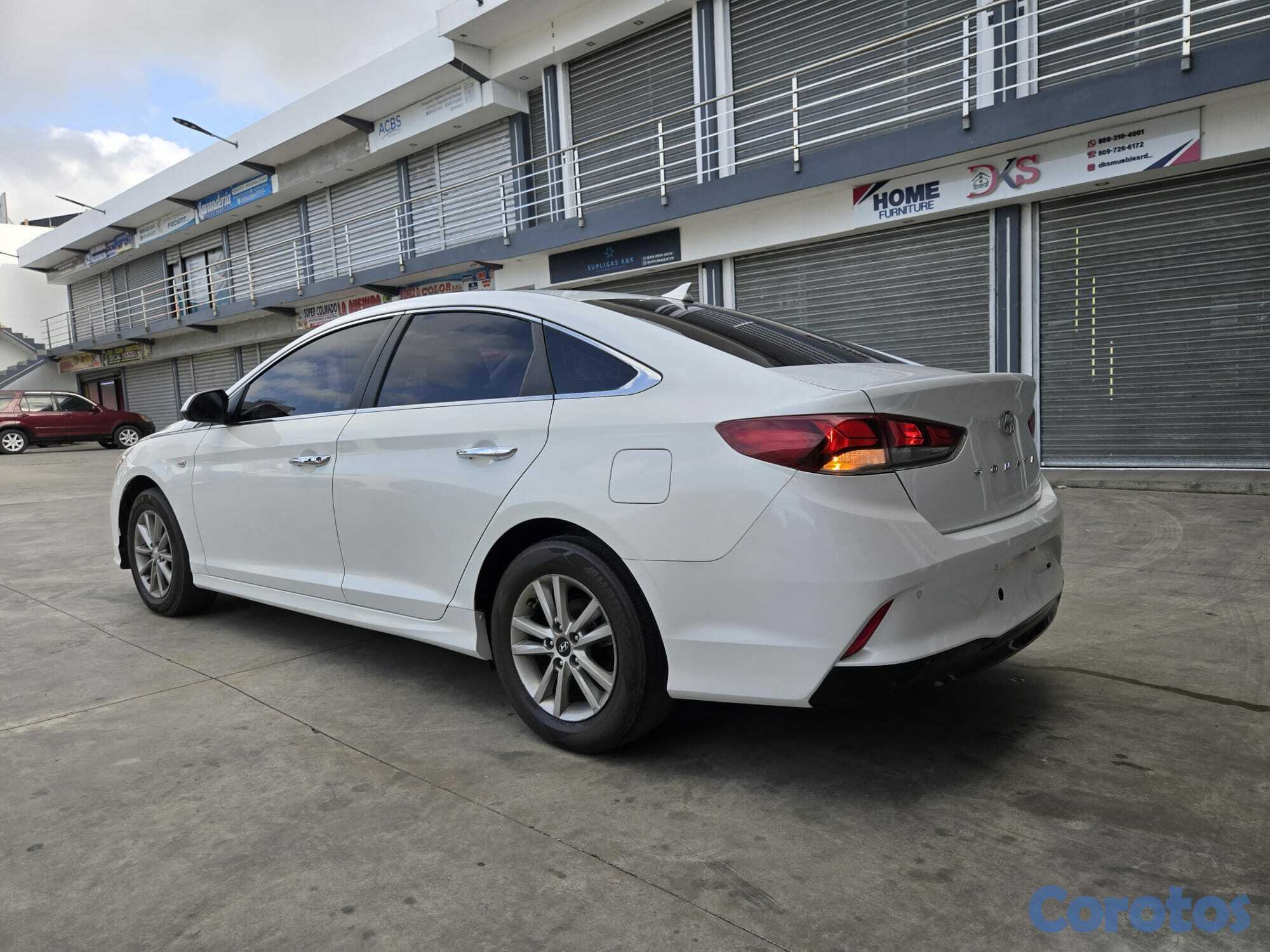 carros - HYUNDAI SONATA NEW RISE 2018 BLANCO 4