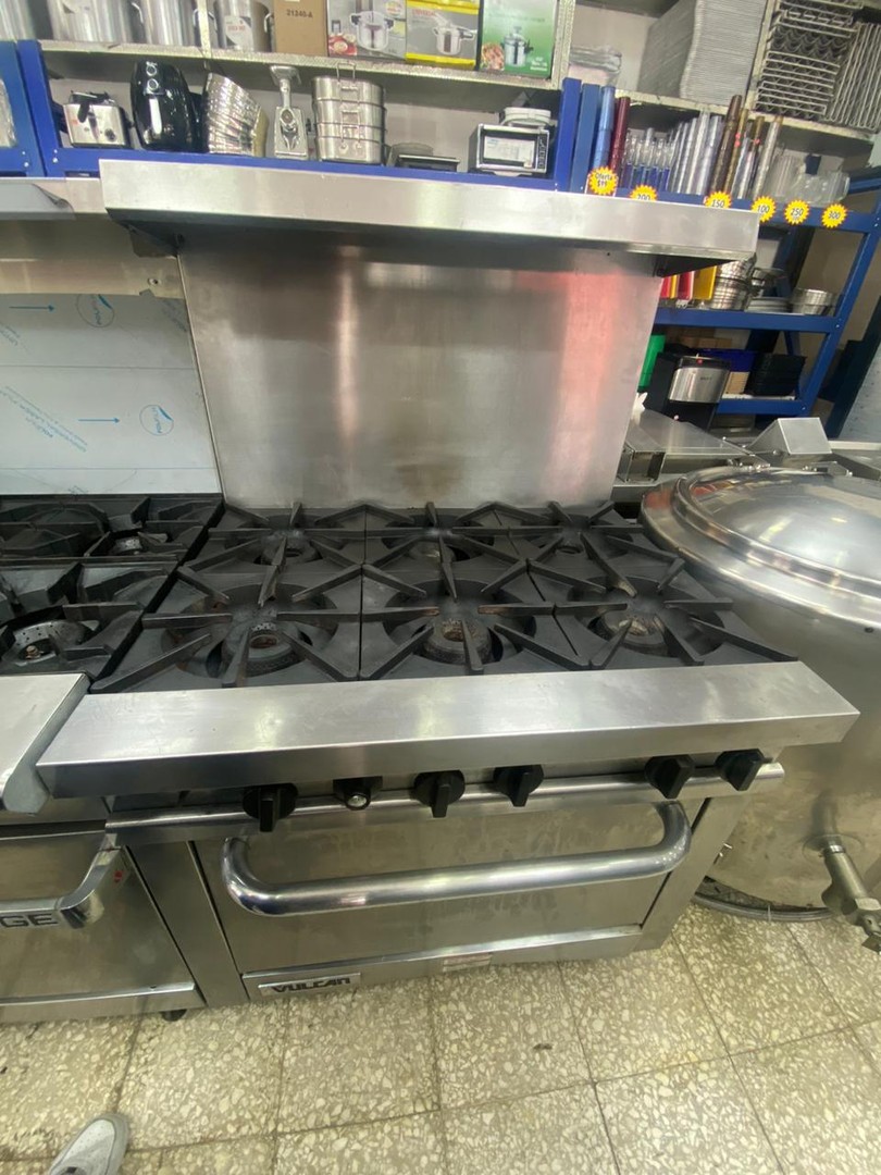 equipos profesionales - Estufa de 6 Hornillas con Horno 