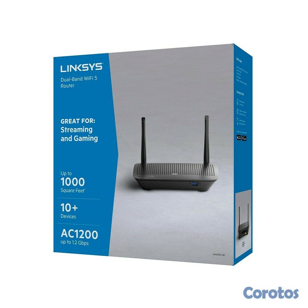 impresoras y scanners - ROUTER WIRELESS LINKSYS EA6350, 2.4GHZ/300MBPS, 5.0GHZ/867MBPS, 1 PUERTO WAN + 4 2