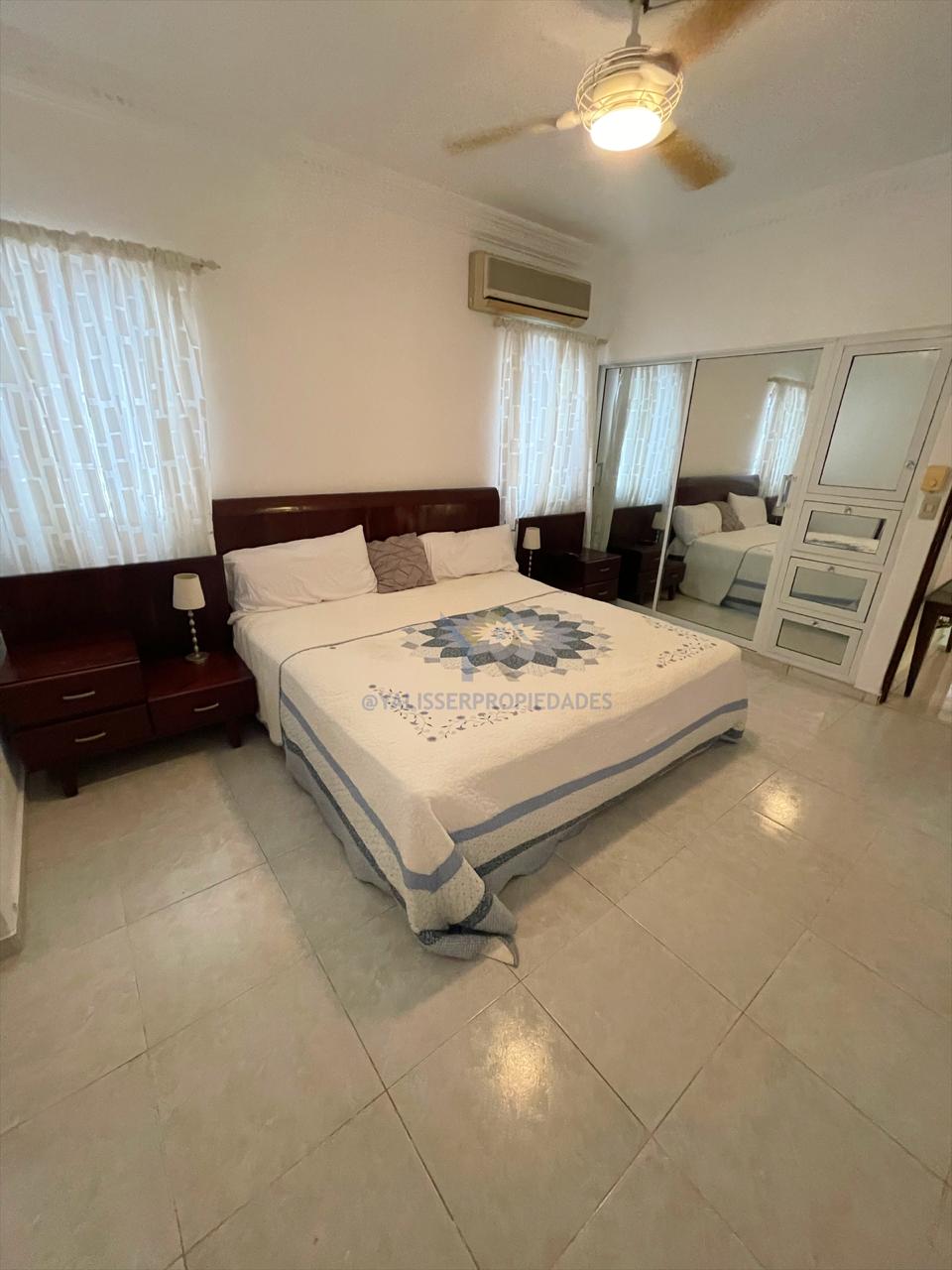 apartamentos - Rento 2da con terraza en Urb. Real Amueblado  4