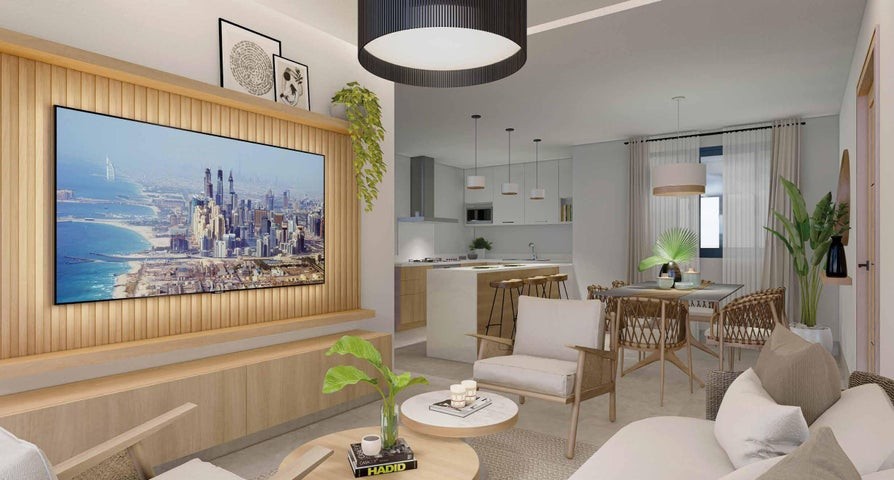 apartamentos - Proyecto en venta Punta Cana #22-2094 tres dormitorios, piscina, seguridad, Gym