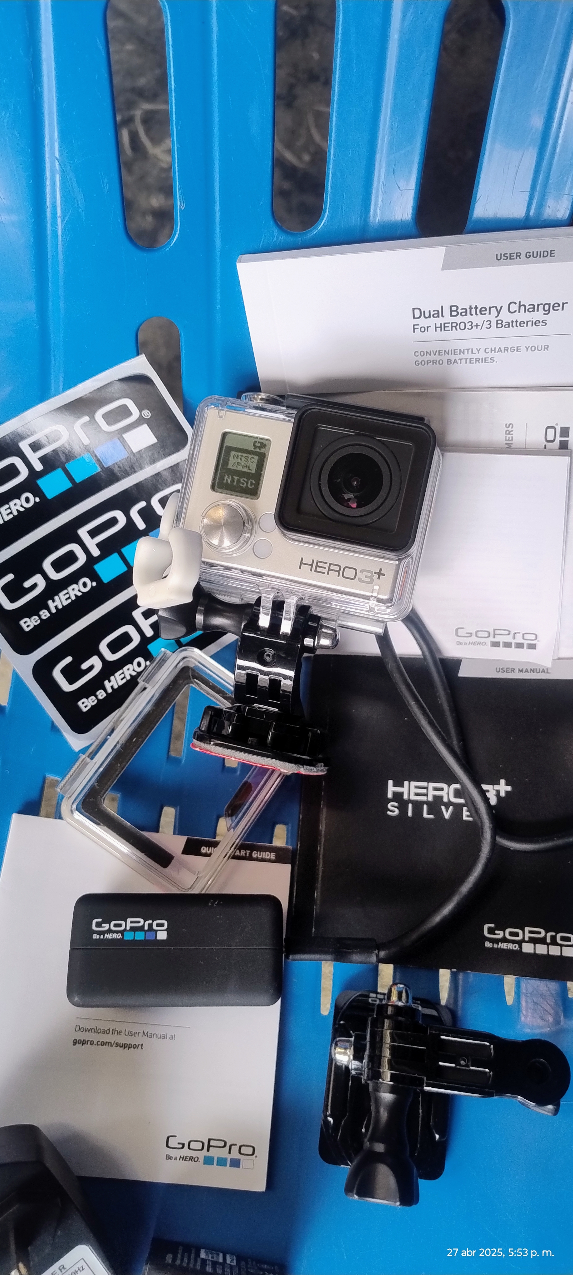 camaras y audio - go pro silver +3 0