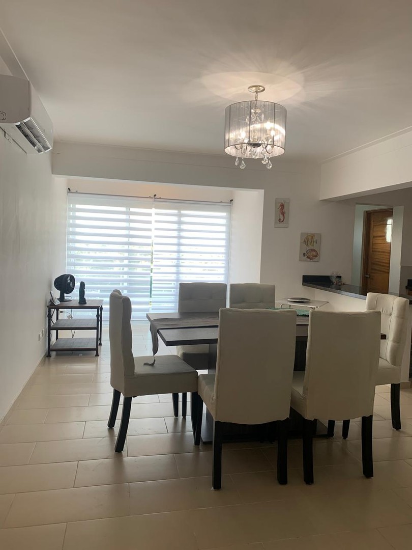 apartamentos -  Apartamento en Juan Dolio, de 2 hab, amueblado, 9