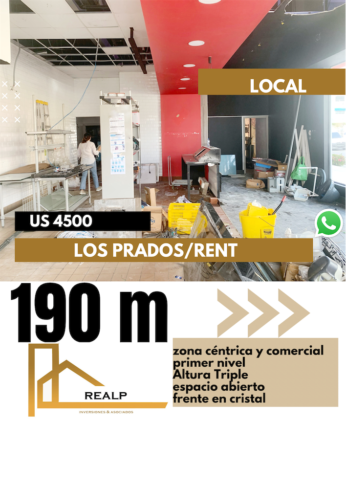 oficinas y locales comerciales - Local con triple altura céntrico y comercial