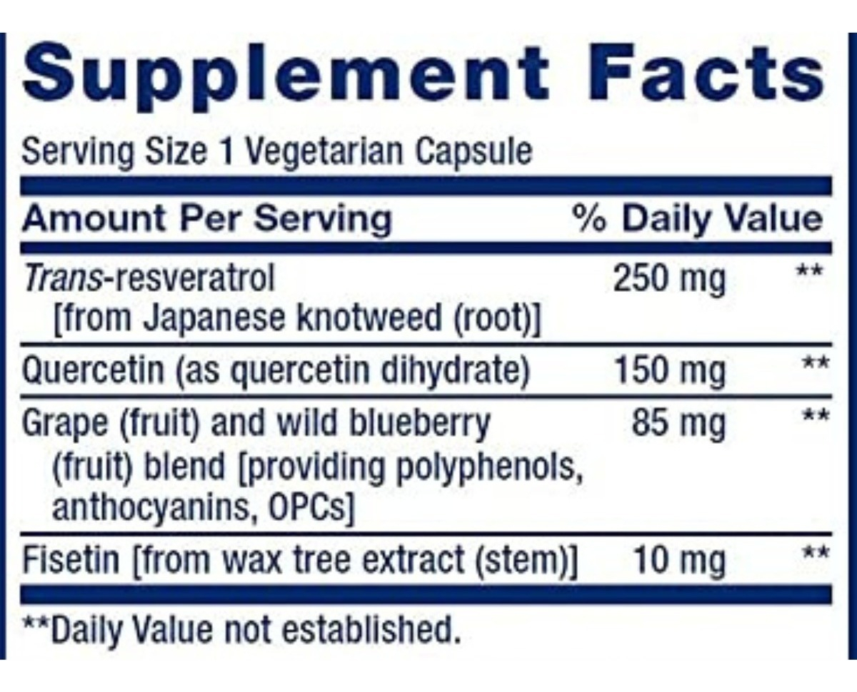Salud y Equipamiento Médico - Resveratrol 90 Capsulas 250 Mg 1