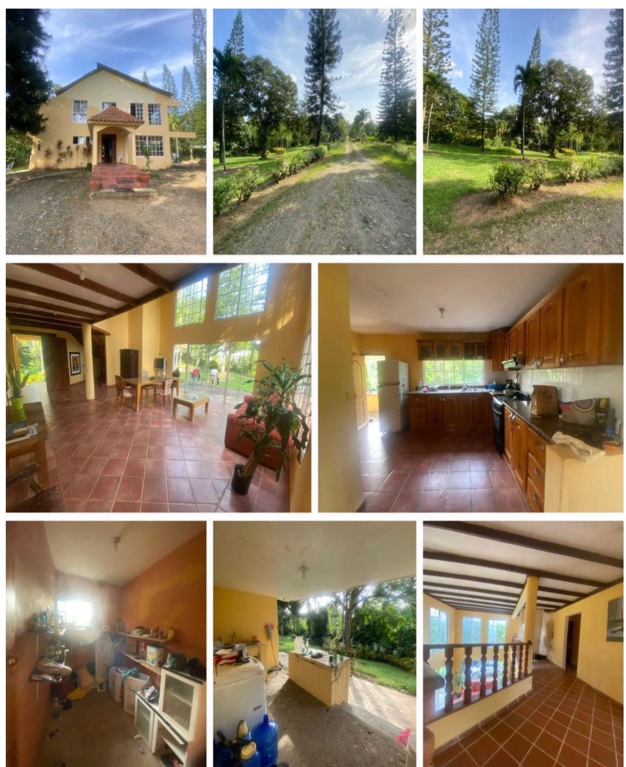 casas vacacionales y villas - Vendo finca! Oportunidad En moca, provincia espaillat.De 14845mts 4