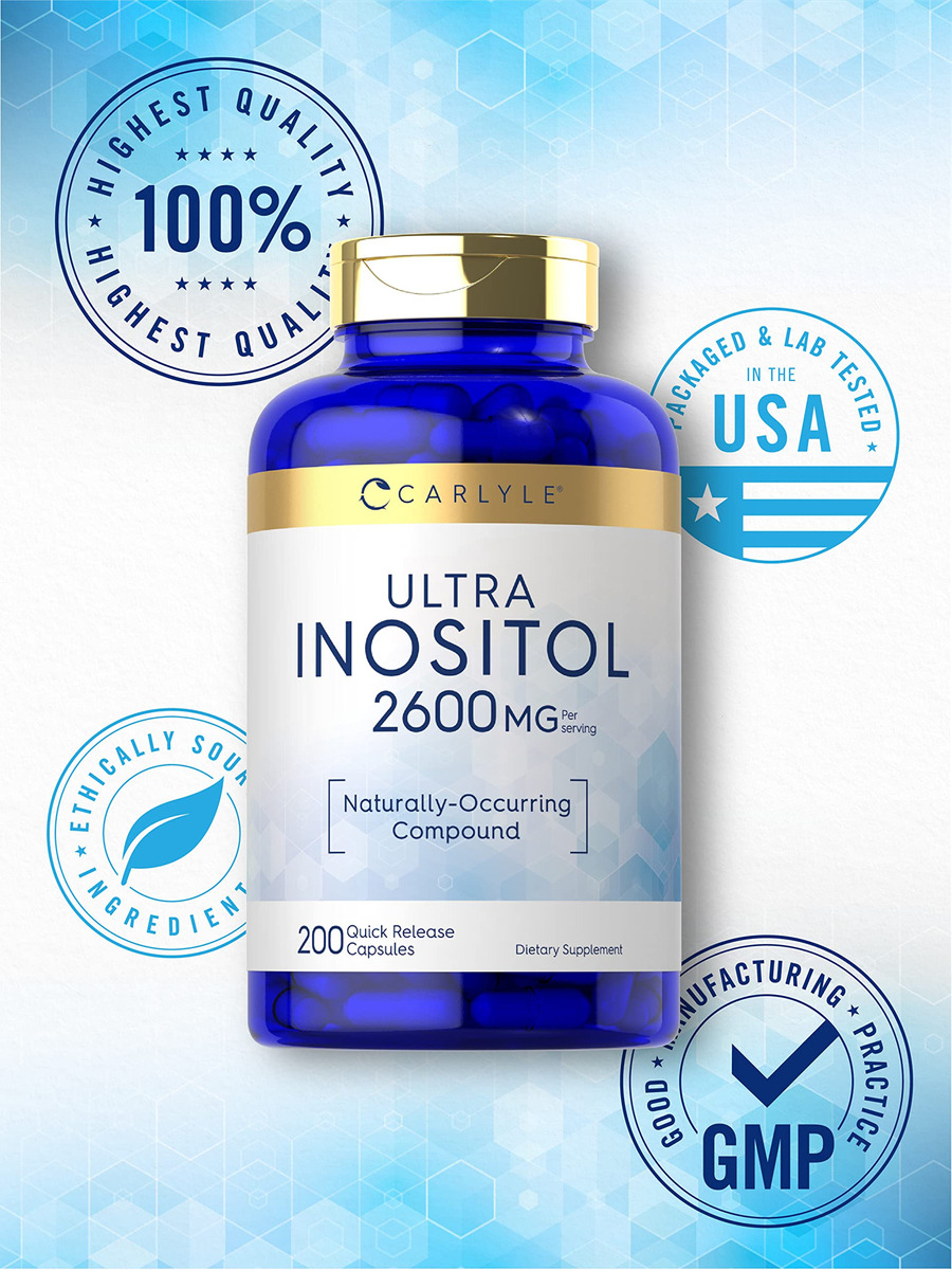 Salud y Equipamiento Médico - Inositol Capsulas 2600mg -carlyle 5