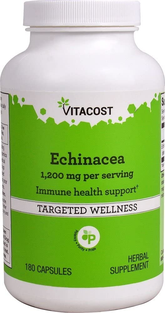 Salud y Equipamiento Médico - Equinacea 1200mg Vitacost Brand - - Unidad A $1163 0