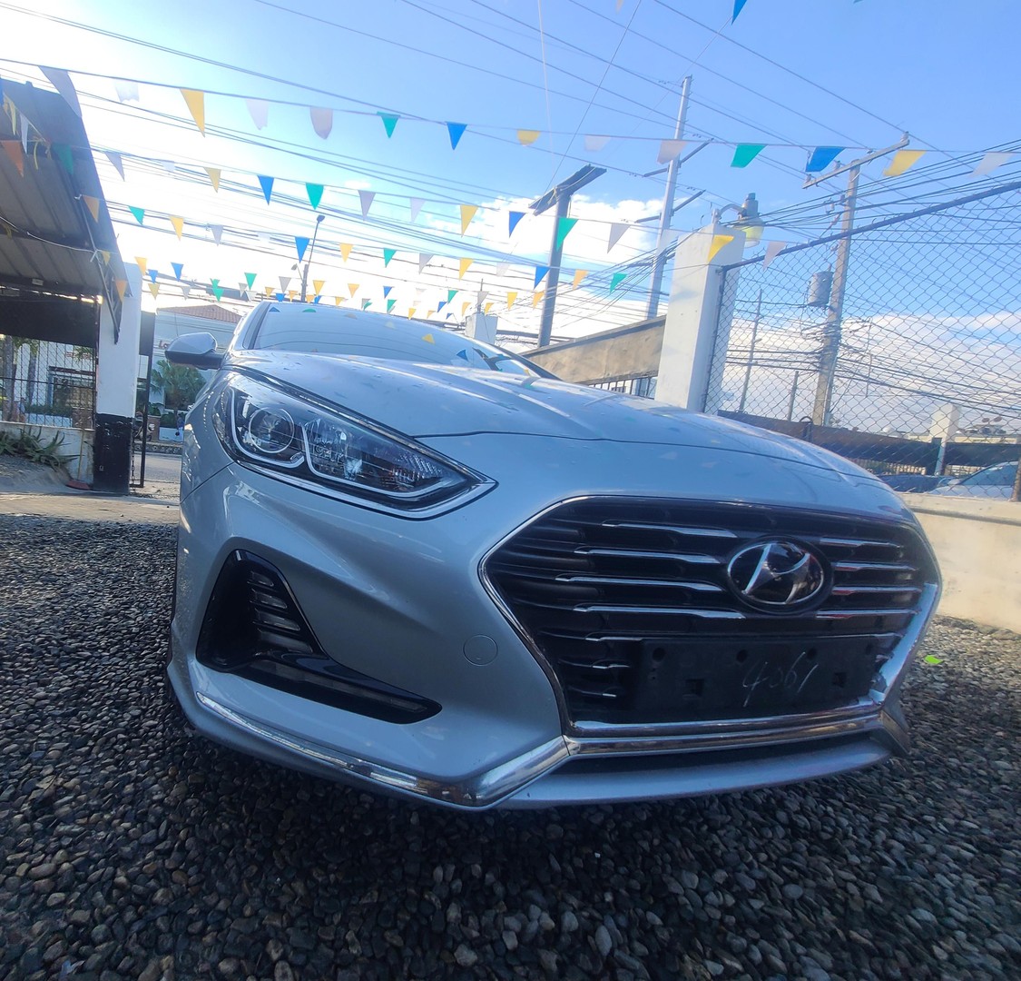 carros - HYUNDAI SONATA NEW RISE 2018 GRIS 0