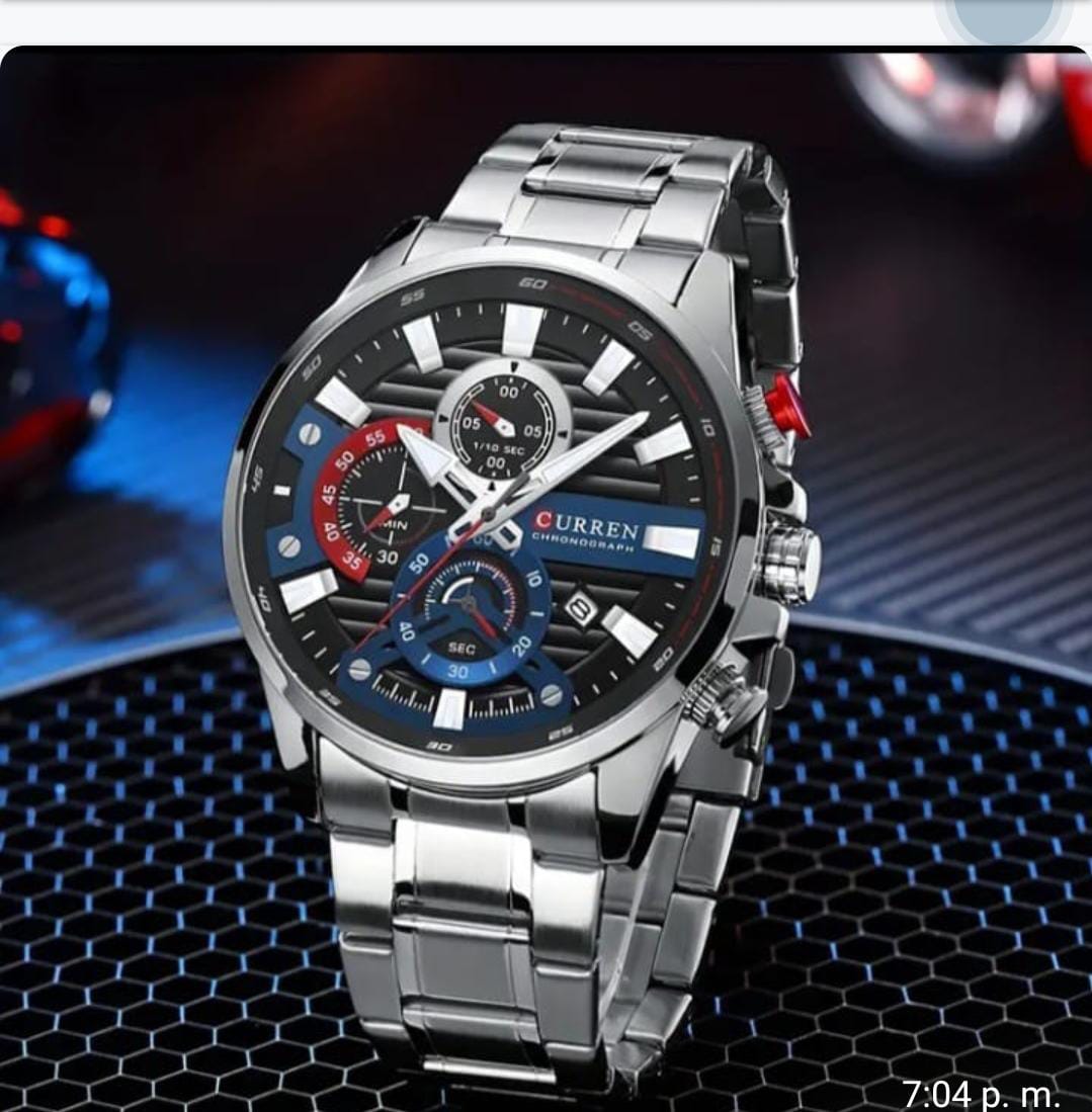 joyas, relojes y accesorios - Elegantes relojes CURREN, Nuevos 1