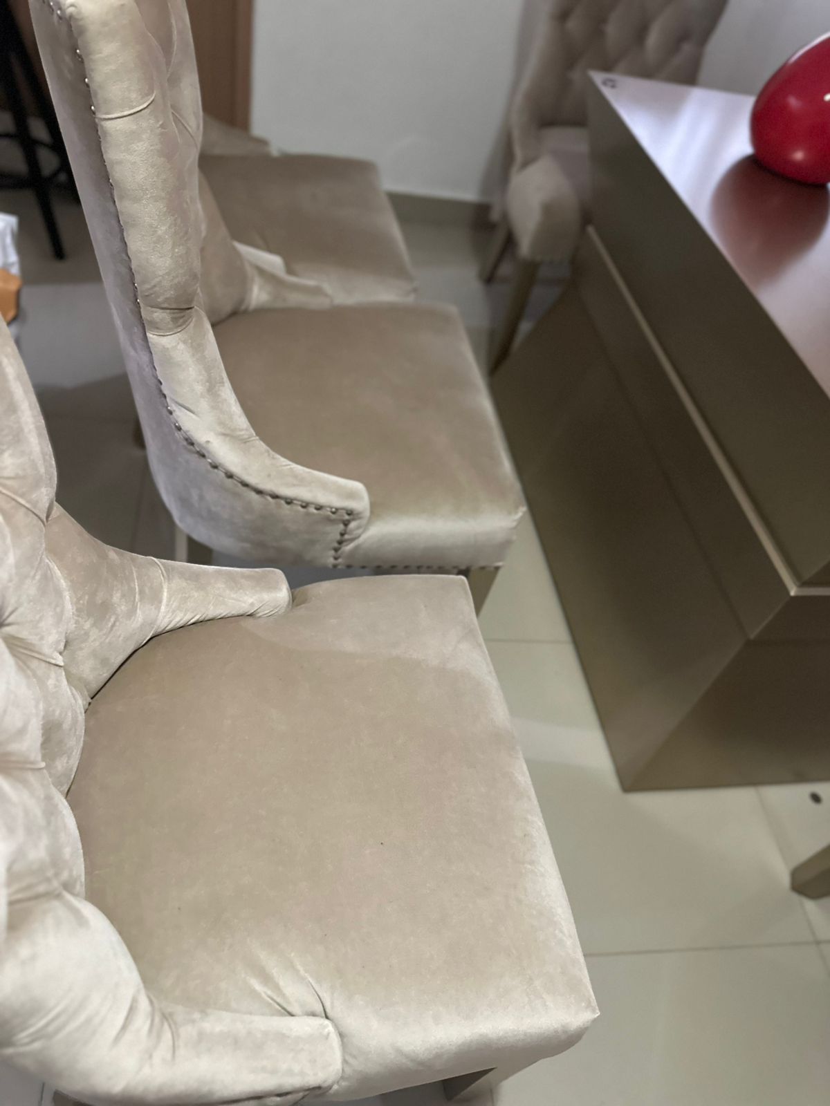 muebles y colchones - Comedor de 8 sillas en caoba 3